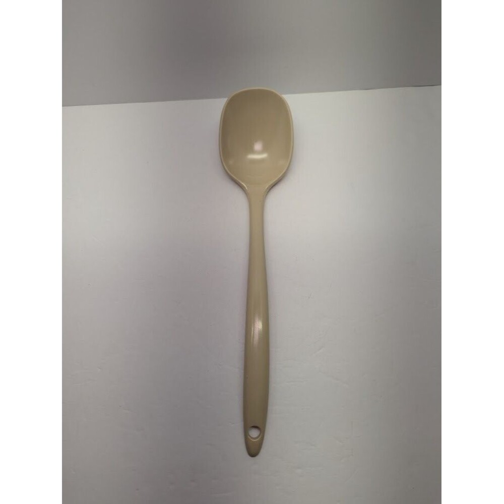 Melamine‎ Ware Solid Spoon White Kitchen Utensil Made in Taiwan SH-072